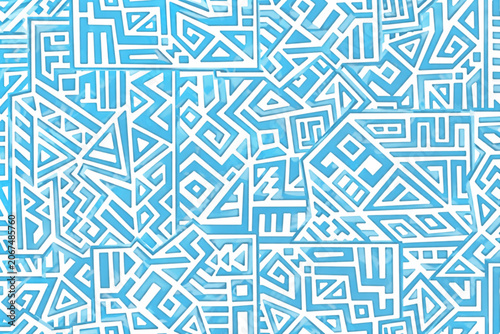 seamless geometric pattern with geometric shapes