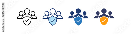 Public Safety Icon Set Multiple Style Collection