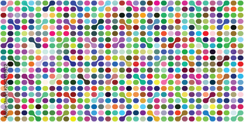 Tableau sur toile Minimalist Black Halftone Concave Arched Curve Grid Background