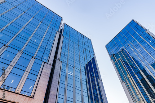 Photography Shanghai Commercial Skyscrapers with Glass Facades