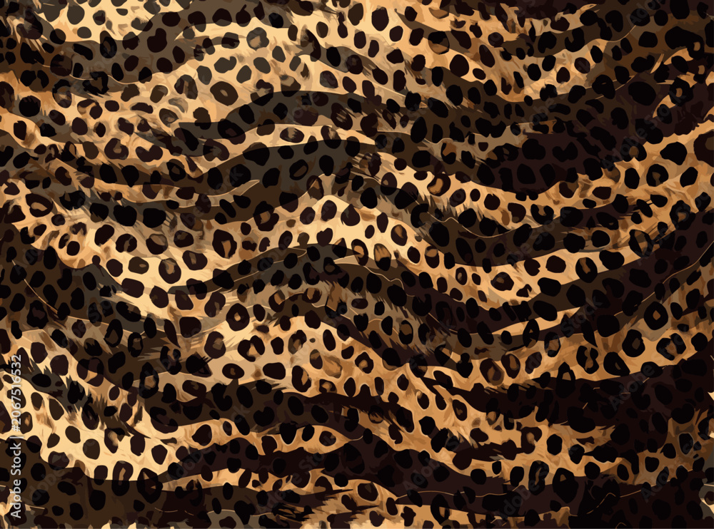 Fototapeta premium abstract animal skin pattern vector seamless