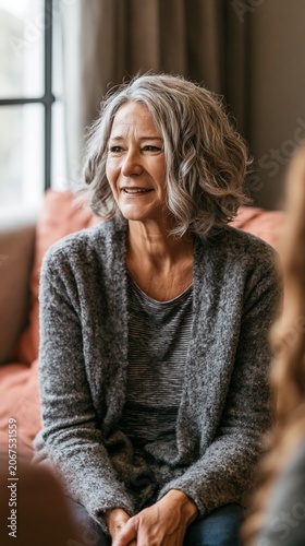 emotional therapy session with female psychologist