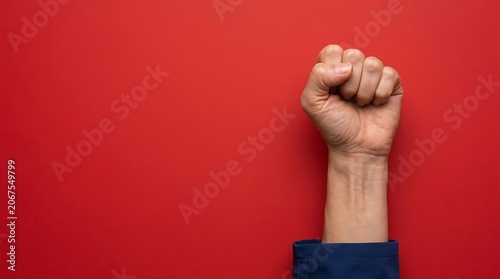 Human Raised Fist Symbol