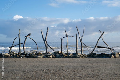 Hokitika Beach in New Zealand