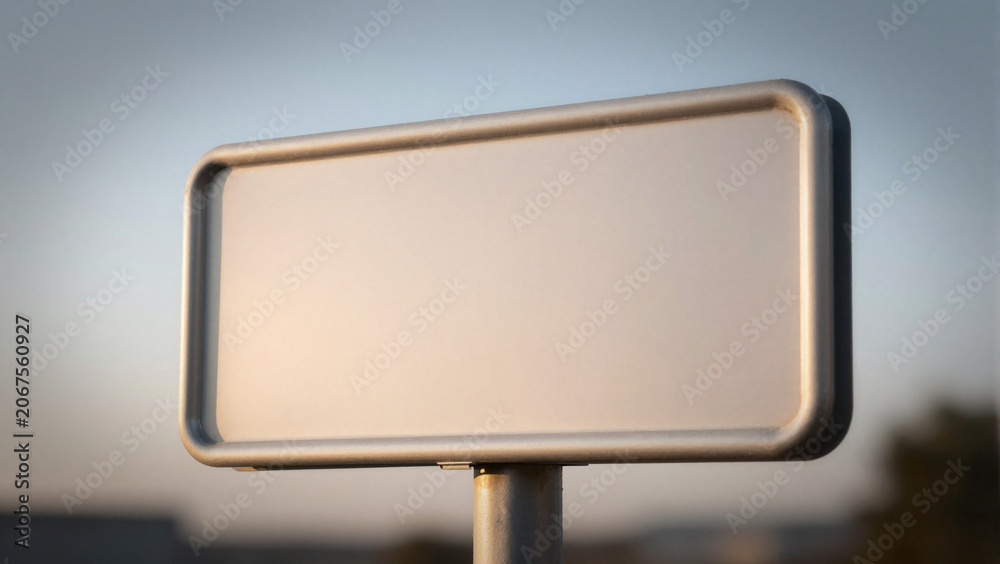 Fototapeta premium blank white billboard