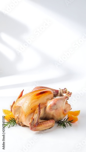 Roasted Turkey with Herbs and Citrus.