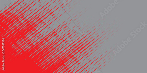 Red Halftone Dotted Background With Diagonal Pop Art Texture And Modern Graphic Design