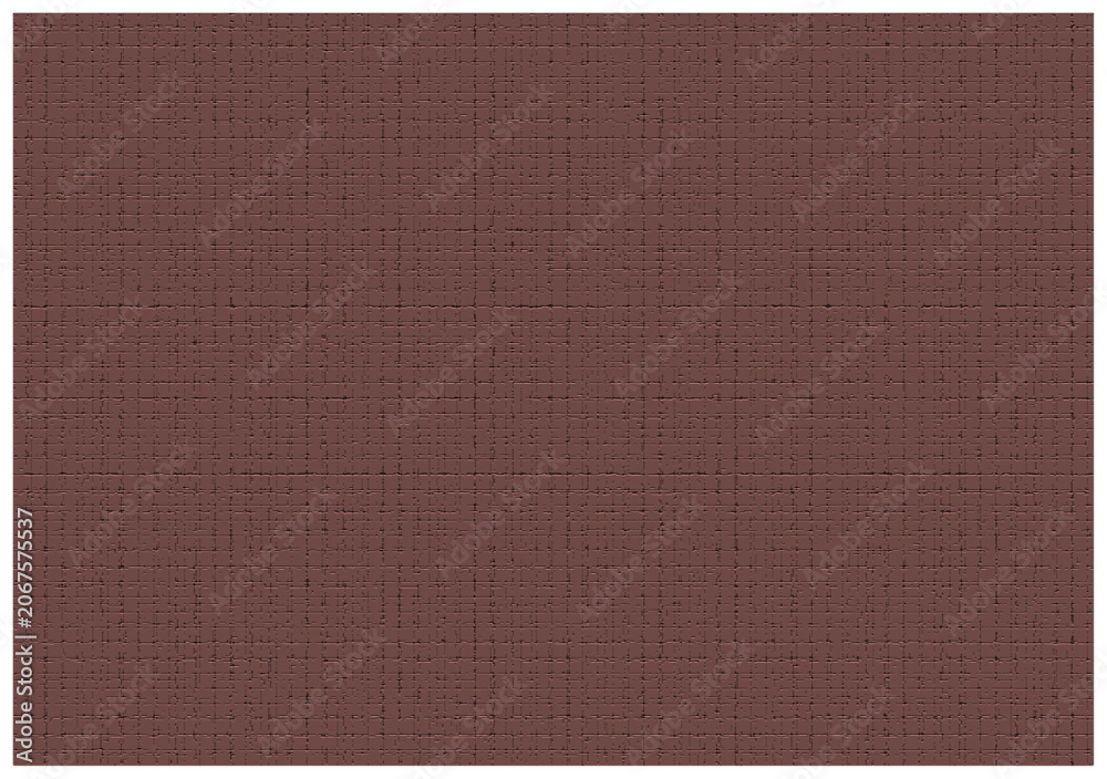 Fototapeta premium Dark mahogany brown textured background with fine grid line pattern, abstract