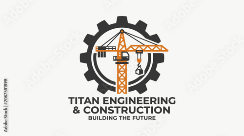A construction crane lifting by day