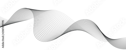 abstract background with waves