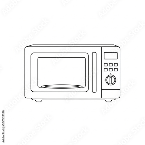 Household kitchen appliance illustration icon