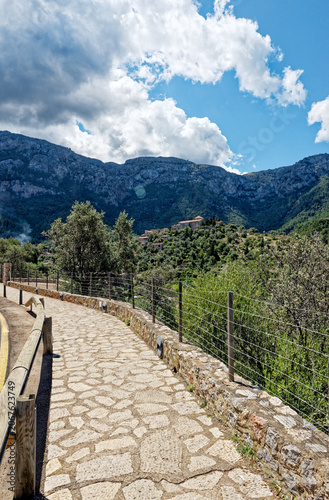 Historic village of Deia on the island of Majorca in Spain