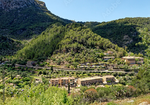 Historic village of Deia on the island of Majorca in Spain