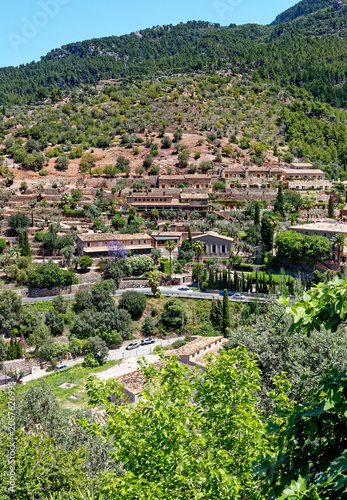 Historic village of Deia on the island of Majorca in Spain