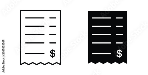 Photography Bill payment icon