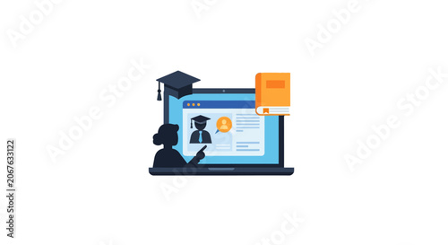 Graduate Student Online Course Education.