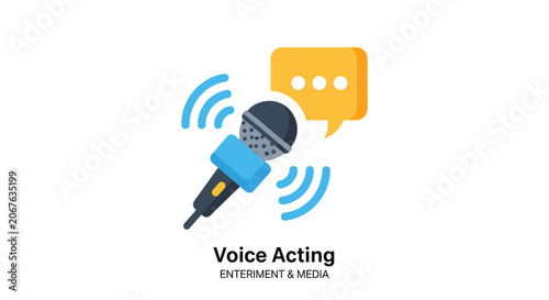 Microphone for voice acting and podcasting.