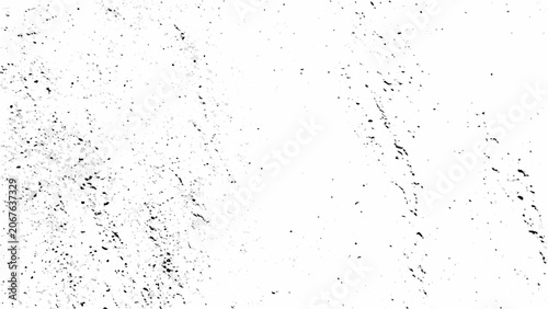 Tableau sur toile Distressed texture with scattered black specks on a white background a grunge st