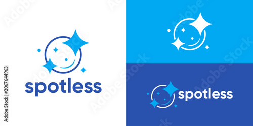 Fotografie Creative simple spotless logo template