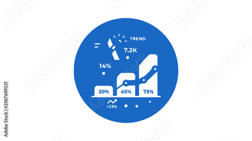Create smart home icon sheet with modern tech graphics and statistics 2023