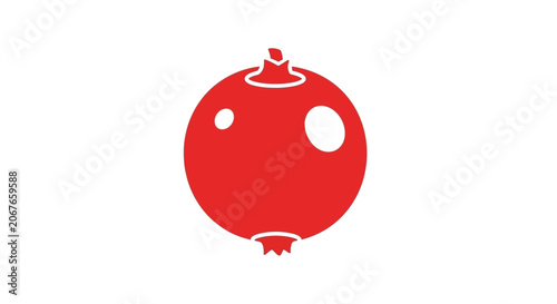 red chinese lantern vector illustration