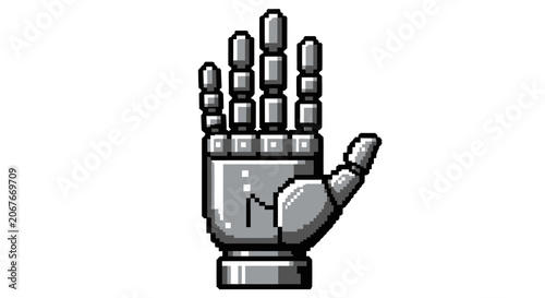 Robotic Hand Mechanical Prosthetic Limb.