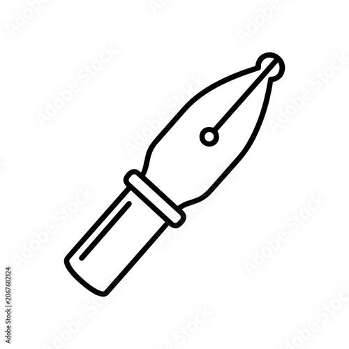 Fountain Pen Nib Writing Instrument.