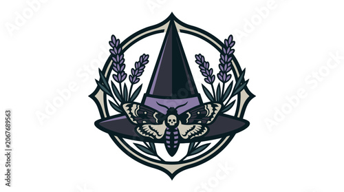 Emblem crest shield laurel insignia security organization.