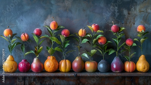 Blood Orange. Papaya. Passion Fruit. Peach. Pear. Persimmon. Pineapple. Plum.  