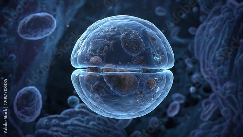 Cinematic Unveiling of Autophagy The Cell's Remarkable Recycling Process, Illuminating Cellular Renewal and Health