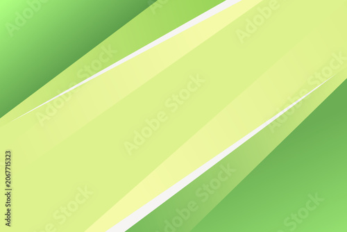 Abstract green geometric background with soft diagonal lines and gradients