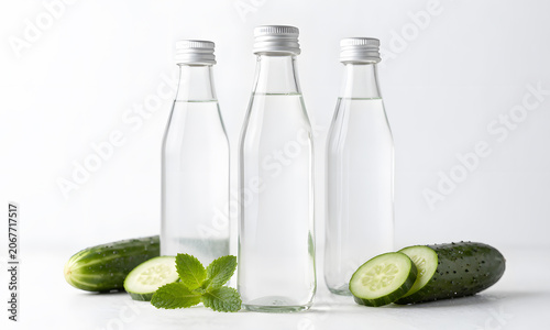 Clear Bottle Glasses Pairing
