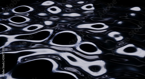 abstract water surface with white highlights