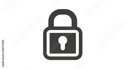 Padlock icon security symbol lock