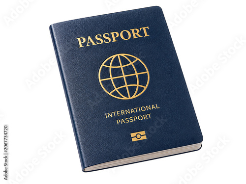 Premium International Passport Book for Global Travel and Identity Verification