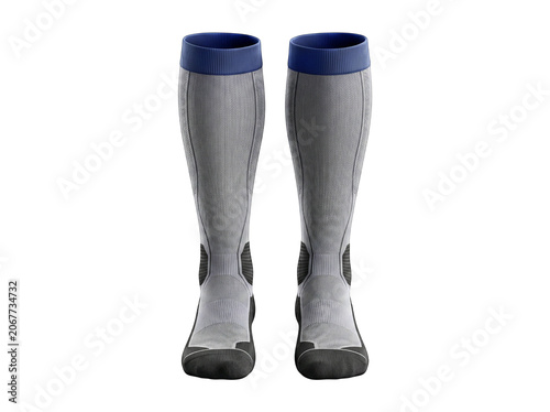 Premium Performance Compression Knee High Sports Socks for Active Comfort