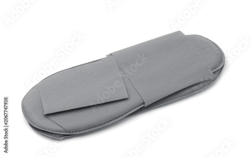 Folded gray non woven disposable slippers