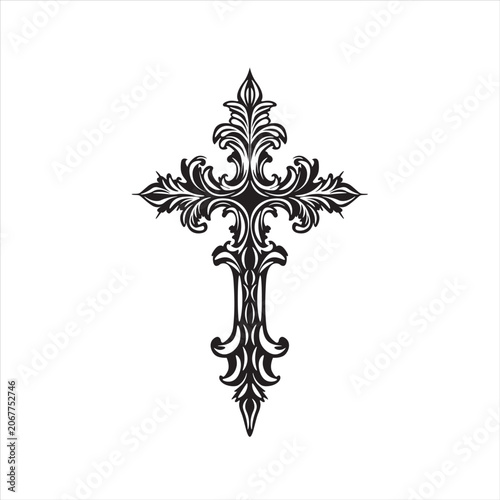 classic Gothic cross