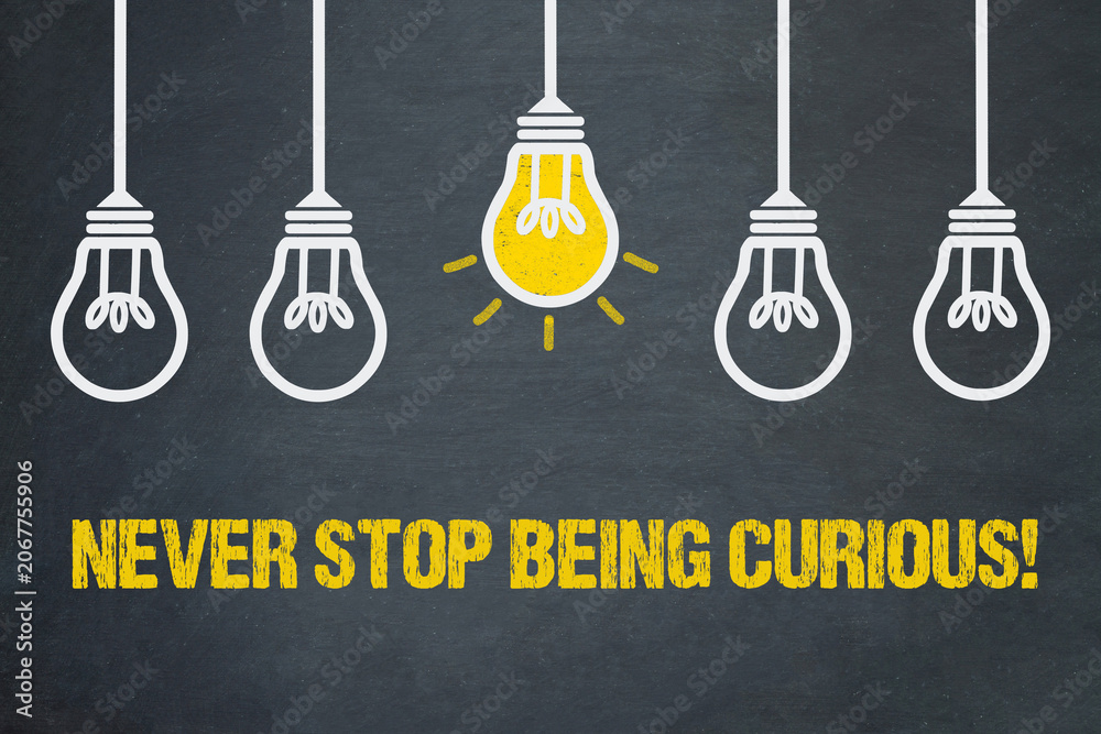 Obraz premium Never stop being curious!