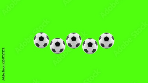 World Cup soccer football sticker on grass Green screen animation motion graphic with chroma key clip template 4k Background. Easy removed green screen. High resolution. Ultra High Definition.