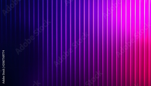 Vertical gradient bars transitioning from blue to pink