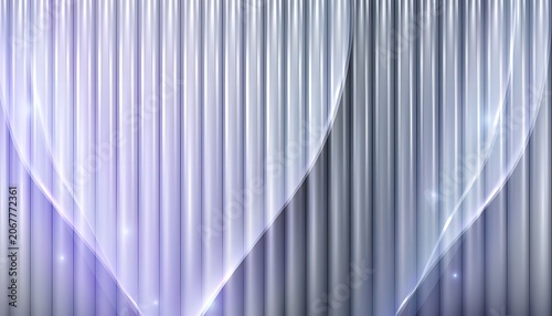 Abstract vertical lines with light effects on a digital background