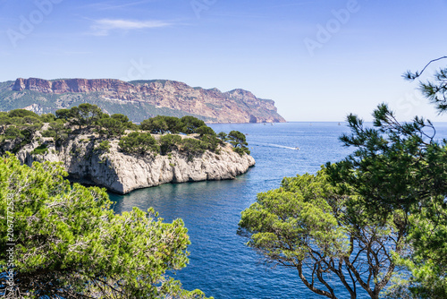 Calanques National Park, coastal formations between Cassis and Marseille in Provence