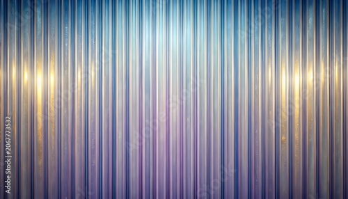 Vertical lines glowing with light in abstract setting