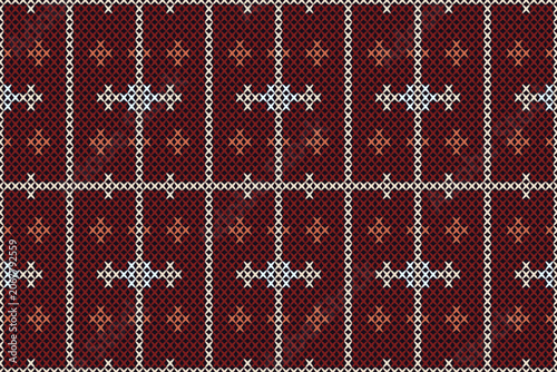 seamless knitted pattern