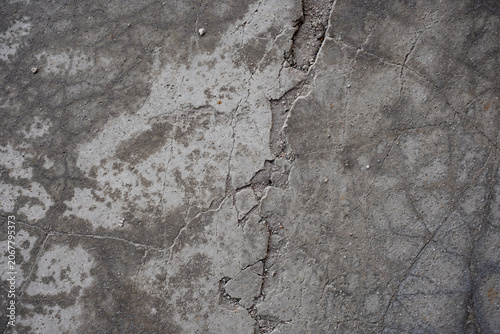Cracked Concrete Surface Background with Weathered Cement Texture