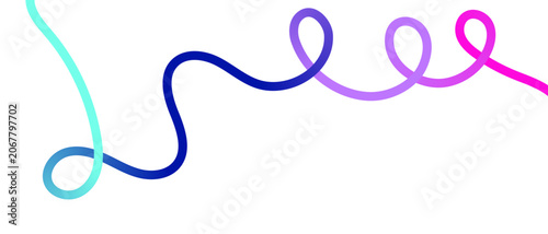 Modern Colorful Wave Line Ribbon Background with Fluid Curves, Elegant Motion Effects and Dynamic Abstract Shapes for Professional Design Use.