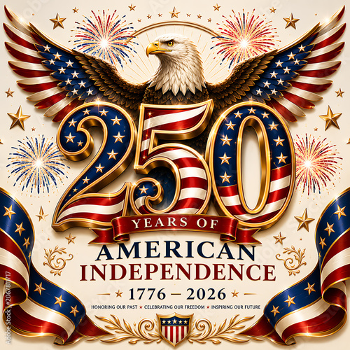 America 250 Eagle Celebration Heritage Artwork