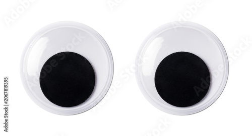 Googly eyes pair with moving pupils for creativity