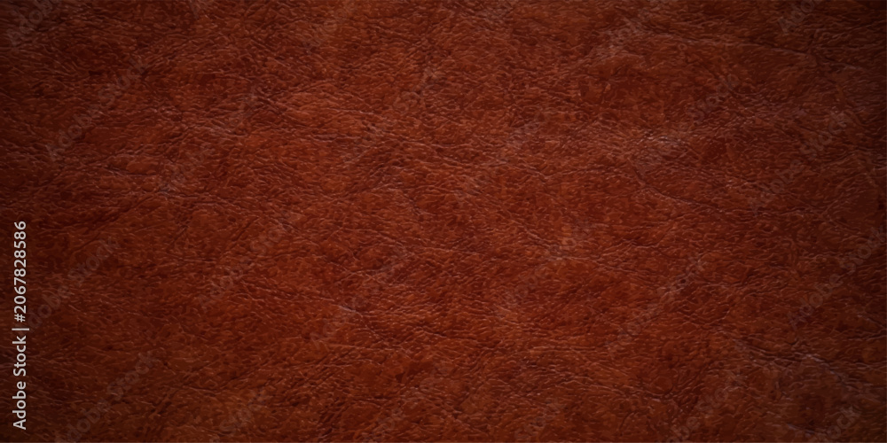 Fototapeta premium Rich, textured, reddish-brown leather surface, showing fine grain and subtle variations in color, perfect for a background or material texture.